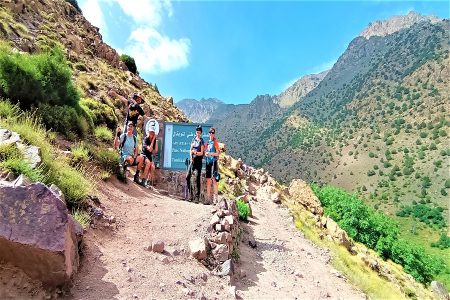 Senderismo por los Valles del Atlas es una ruta familiar